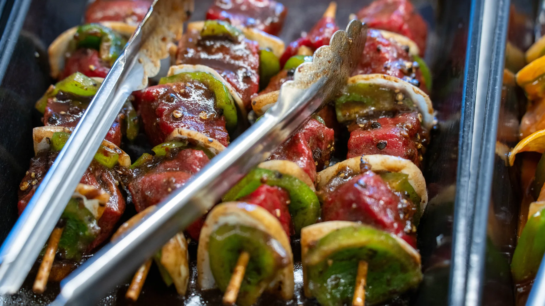 Brochettes préparées par les bouchers